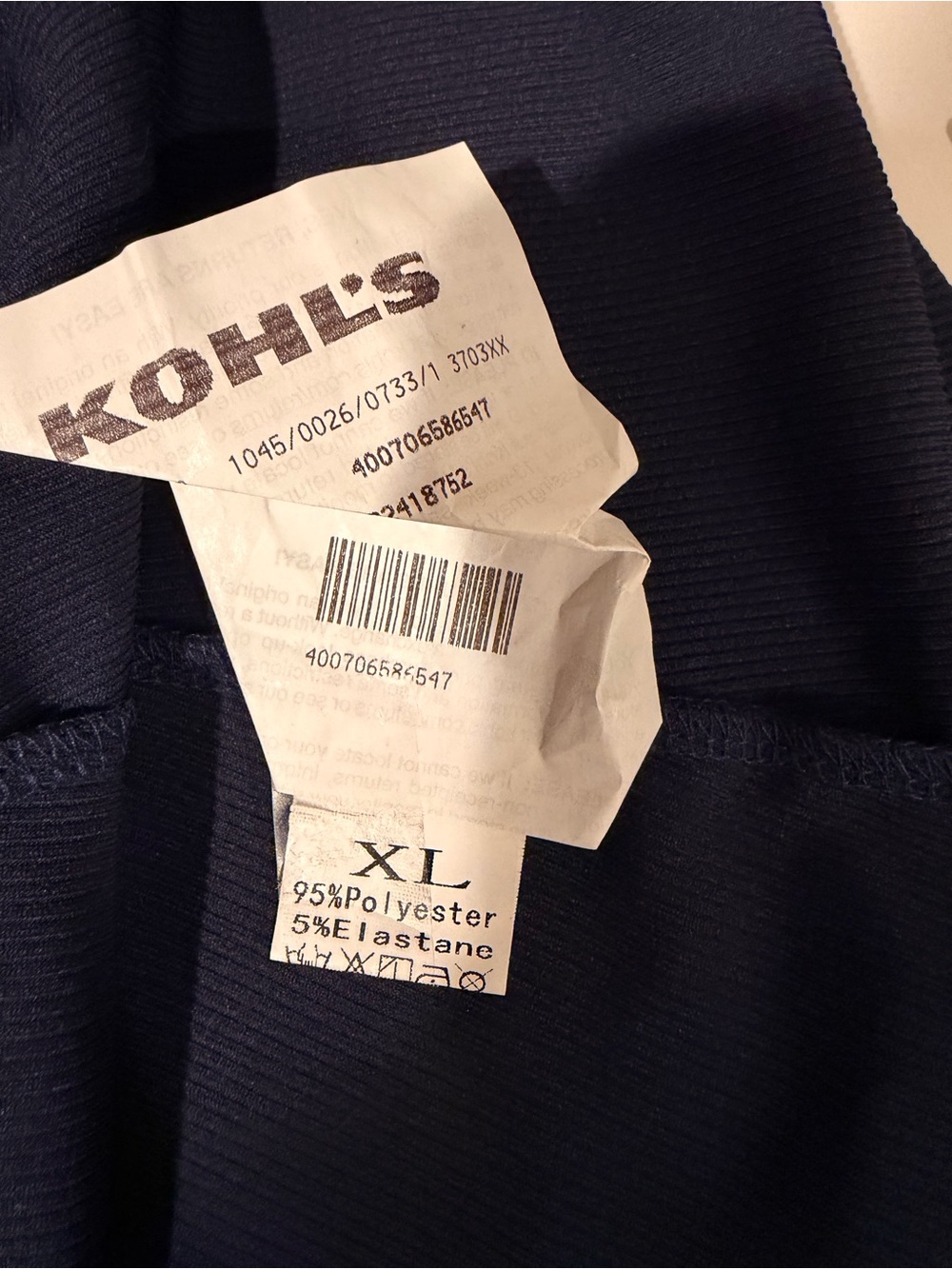 Navy Long Button-Front Robe Cardigan - Picture 6 of 6